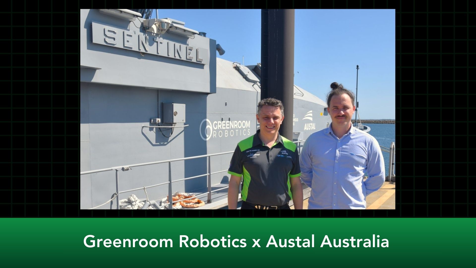 Cover Image for Austal Australia and Greenroom Robotics establish a strategic partnership agreement following successful Patrol Boat Autonomy Trial