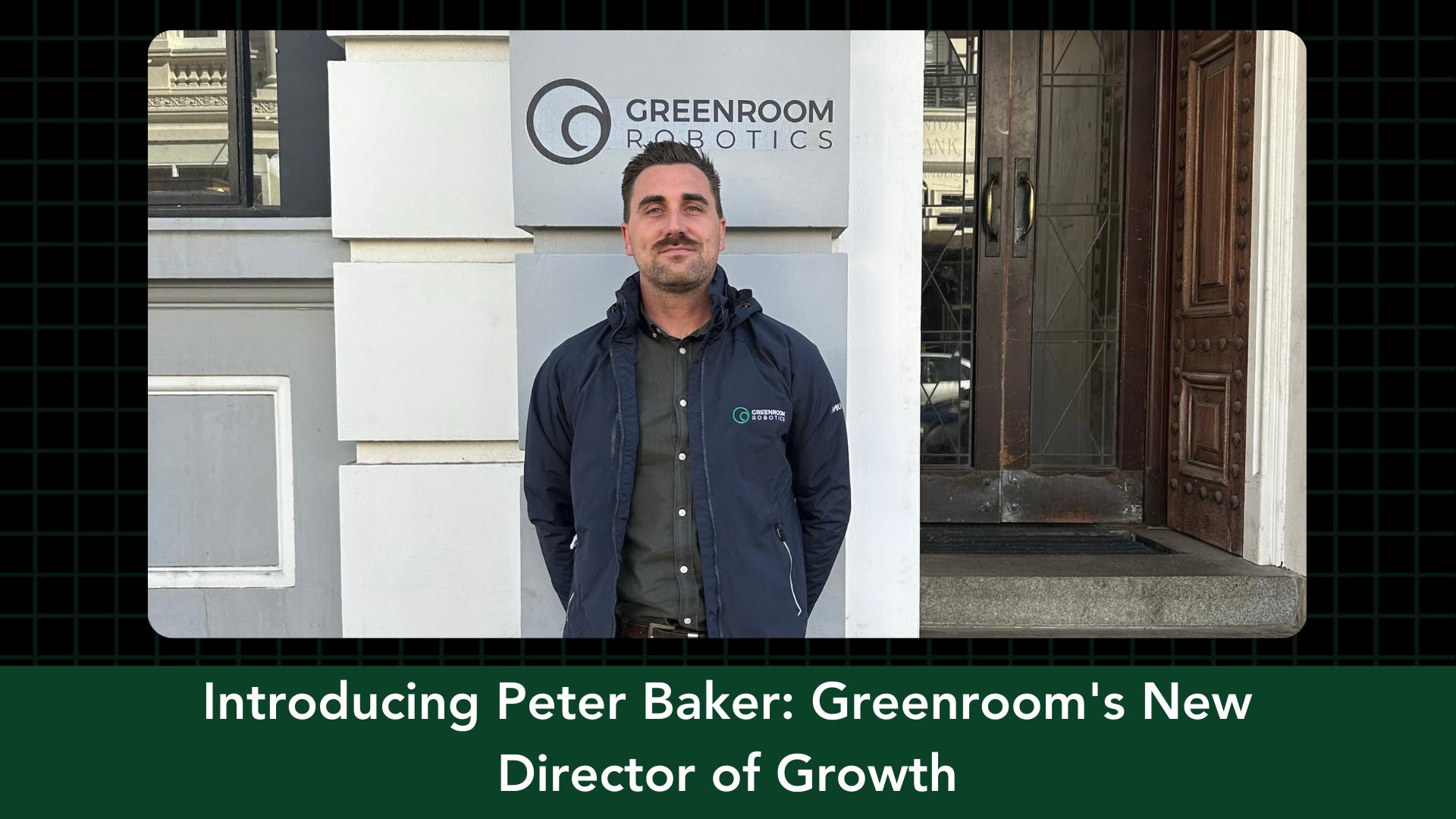 Cover Image for Introducing Peter Baker: Greenroom's New Director of Growth