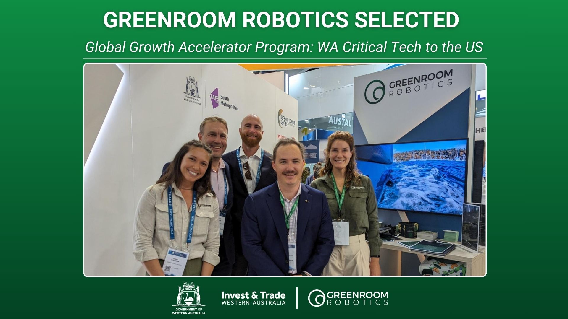 Cover Image for Greenroom Robotics Chosen for WA’s Tech Expansion Program