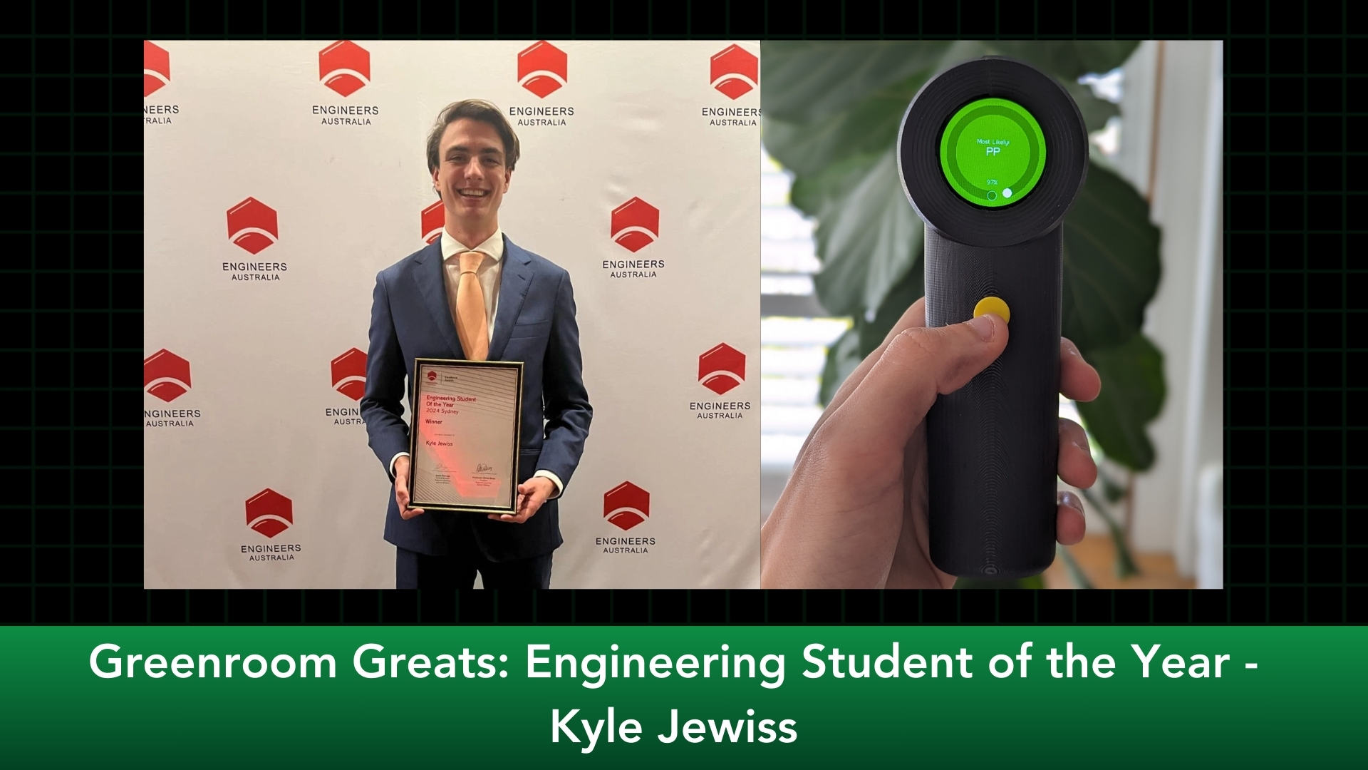 Cover Image for Greenroom Greats: Kyle Jewiss x Engineering Student of the Year